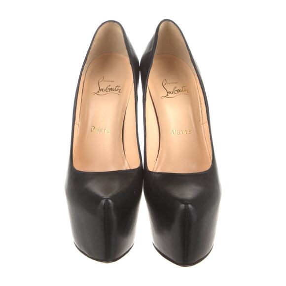 ❤️Christian Louboutin Leather Platform Heels❤️ - Picture 3 of 5